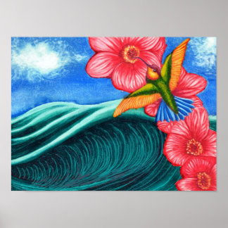 Hummingbird OceanPrint, Poster Papper (projektions