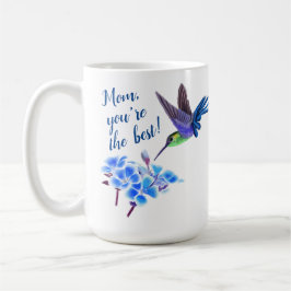 Hummingbird och blommor Mamma Kaffemugg