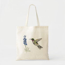 Hummingbird och Bluebonnet Tygkasse