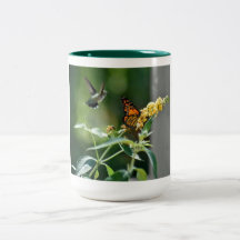 Hummingbird och Butterfly Mugg