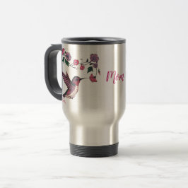 Hummingbird och Flowers Resemugg