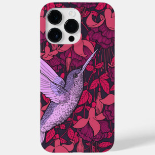 Hummingbird och fuchsia violet