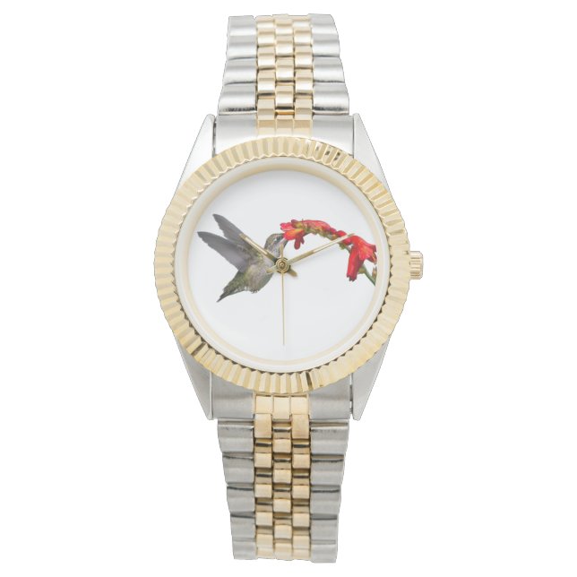 Hummingbird och krokosmia armbandsur (Framsida)