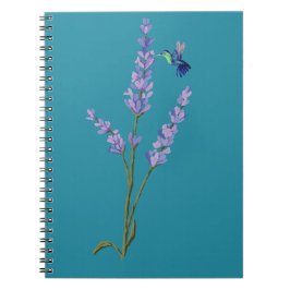 Hummingbird och Lavender Anteckningsbok
