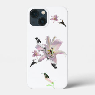 Hummingbird och lilies Fodral-Mate iphone case