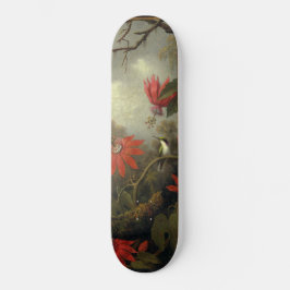 Hummingbird och Passion Flowers Mini Skateboard Bräda 18,5 Cm