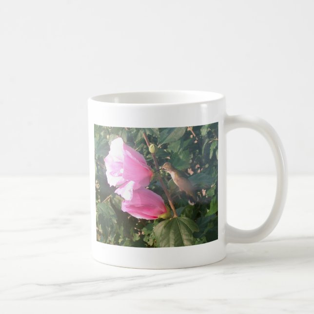 Hummingbird och ro av Sharon Kaffemugg (Höger)