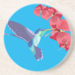 Hummingbird och röd Hibiscus Underlägg<br><div class="desc">Den här användbara underlägg har min design av en färglös Hummingbird,  som haltar från en röd Hibiscus. Ett färgat tillbehör och perfektens gåva till Mors dag slogs med ett matchande kort och latte mugg.</div>