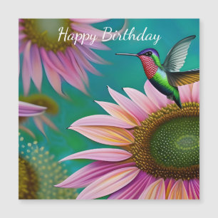 Hummingbird och Rosa Solros