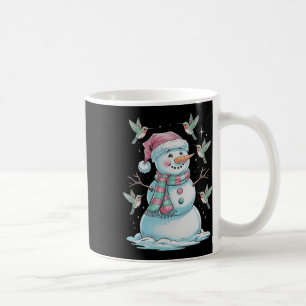 Hummingbird och Snögubbe för Djur älskare Kaffemugg