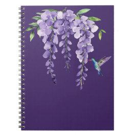 Hummingbird och Wisteria Anteckningsbok