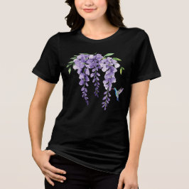 Hummingbird och Wisteria T Shirt