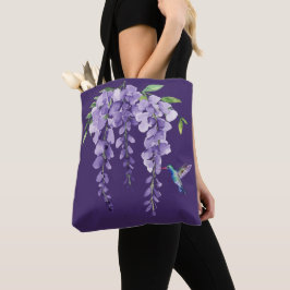 Hummingbird och Wisteria Tygkasse