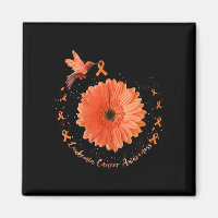 Hummingbird Orange Solros Leukemi Cancer Medveten