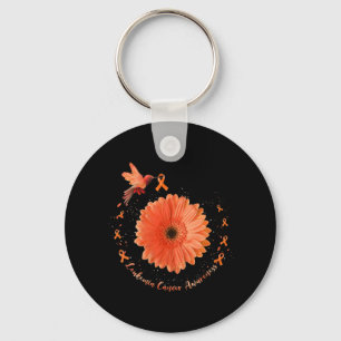 Hummingbird Orange Solros Leukemi Cancer Medveten Nyckelring