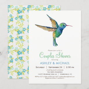 Hummingbird Par Shower-inbjudan Inbjudningar