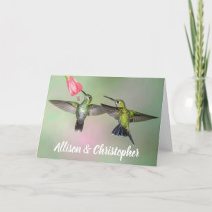 Hummingbird par Valentine Day Personlig Helgkort