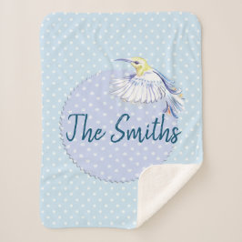 Hummingbird Patch över Polka dots