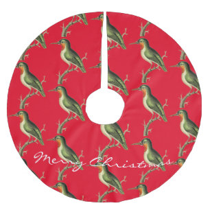 Hummingbird Perched Thunder_Cove Julgransmatta Borstad Polyester