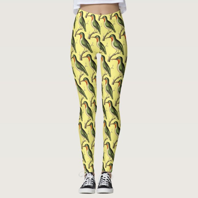 Hummingbird Perched Thunder_Cove Leggings (Framsida)