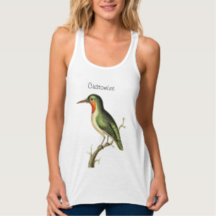 Hummingbird Perched Thunder_Cove Linne Med Racerback