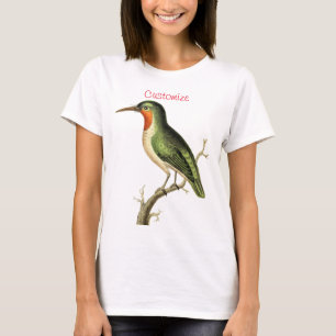 Hummingbird Perched Thunder_Cove T Shirt