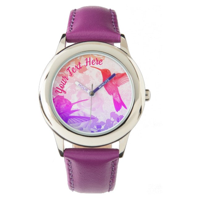 Hummingbird Personlig Armbandsur (Framsida)
