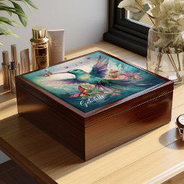 Hummingbird Personlig Jewelry/Keepsaké Minnesask