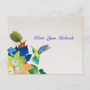 Hummingbird Personlig Notecard Inbjudningar