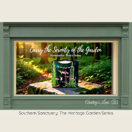 Hummingbird & Pink Coneflower Botanical Tote Tygkasse