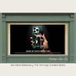 Hummingbird & Pink Coneflower iPhone 16 Pro Case