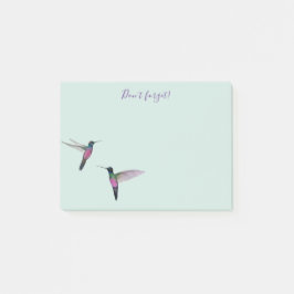 Hummingbird Post-it Block