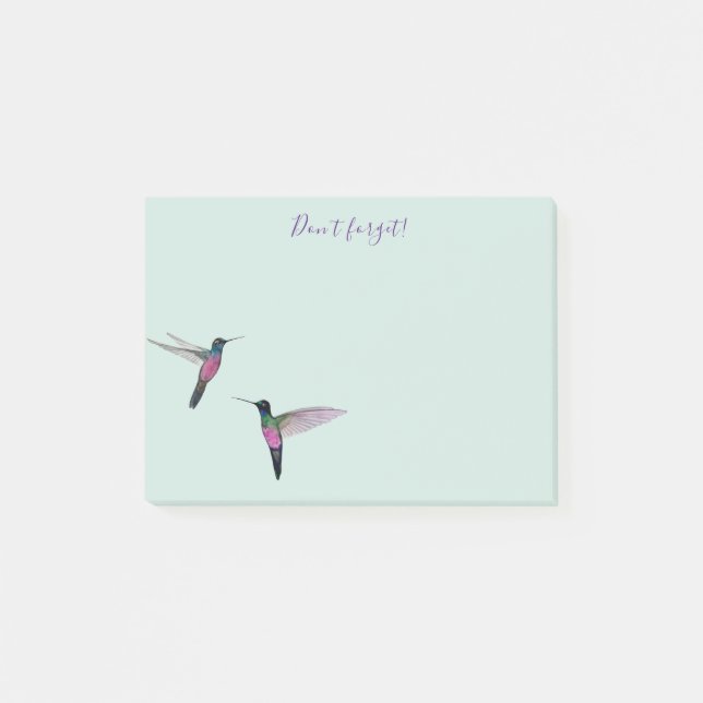 Hummingbird Post-it Block (Framsida)