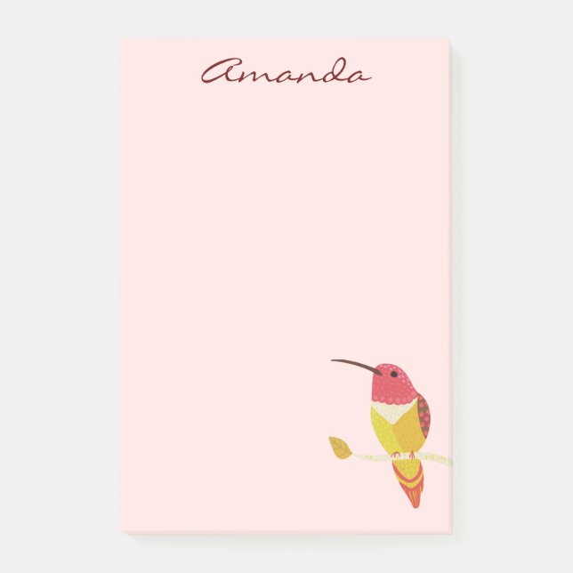Hummingbird Post-it Notes (Framsida)