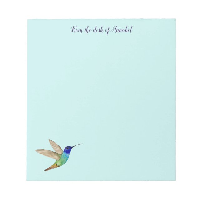 Hummingbird Post-it Notes Anteckningsblock (Framsida)