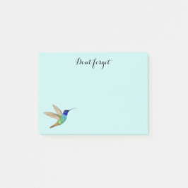 Hummingbird Post-it Notes Block