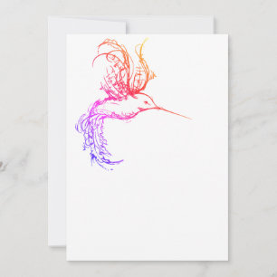 Hummingbird-presentkort Inbjudningar