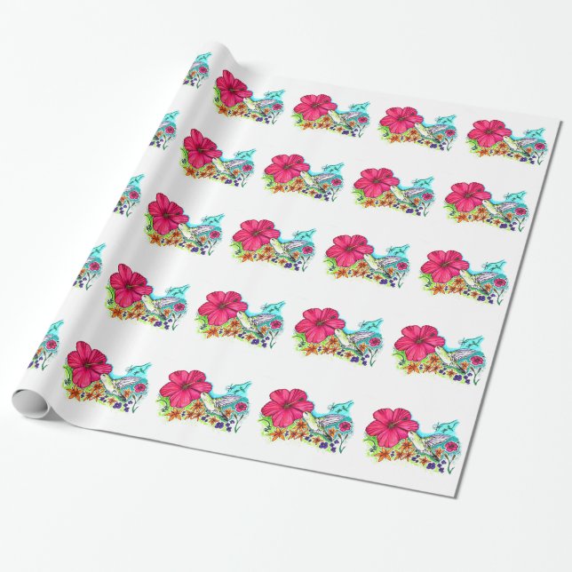 Hummingbird Presentpapper (Utrullad)