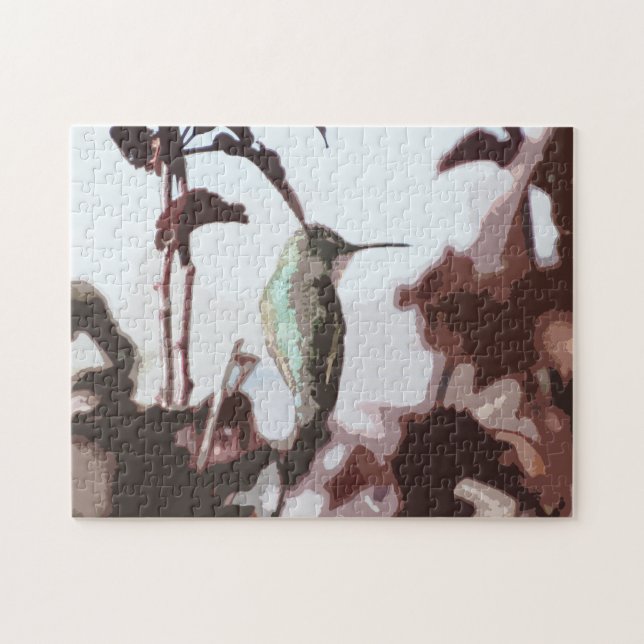 Hummingbird Puzzle Pussel (Horisontell)
