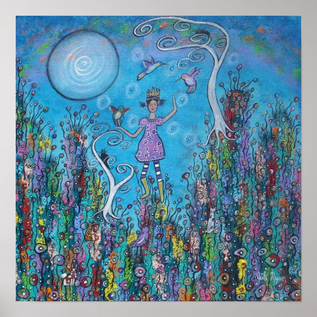 Hummingbird Queen Poster (Framsidan)