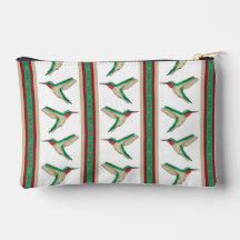Hummingbird Rand Zipper Pouch