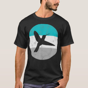 Hummingbird Retro Bird Gift För manar eller Boys T Shirt