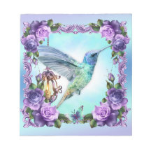 Hummingbird & Ro 5,5 x 6 tum Anteckningsblock - 40