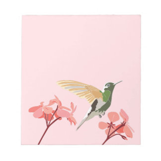 Hummingbird - Rosa Anteckningsblock