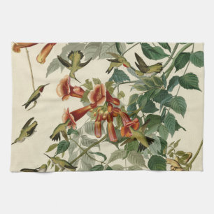 Hummingbird Ruby Throated Audubon Kökshandduk