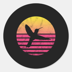 Hummingbird Runt Klistermärke