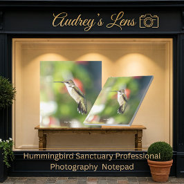 Hummingbird Sanctuary Professional Photography  Anteckningsblock