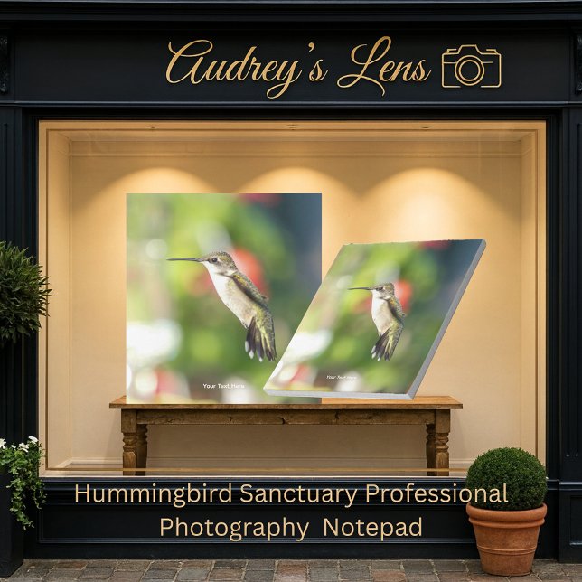 Hummingbird Sanctuary Professional Photography  Anteckningsblock (Skapare uppladdad)
