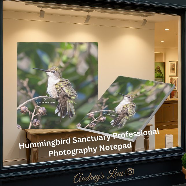 Hummingbird Sanctuary Professional Photography  Anteckningsblock (Skapare uppladdad)