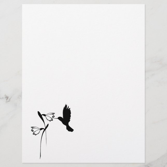 Hummingbird Silhouette (Framsida)